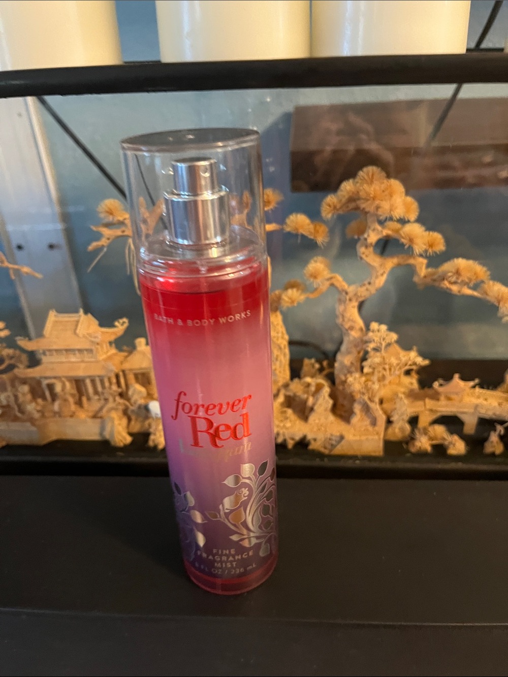Fragrance Mist Bottle Forever Red vanilla rum